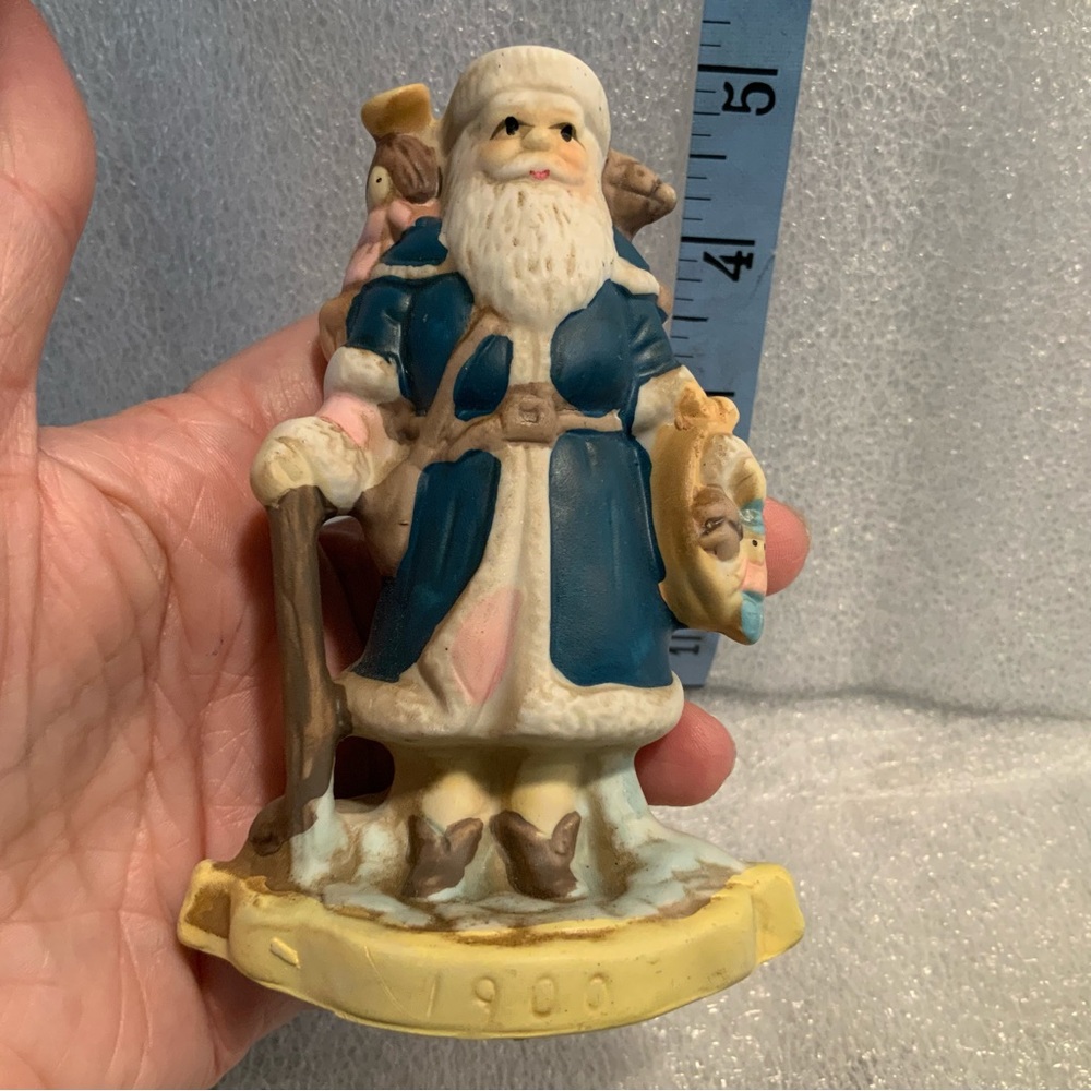 Santa's Through the Years "1900" Christmas Figurine 1990 RSVP INT Santa Claus 4"